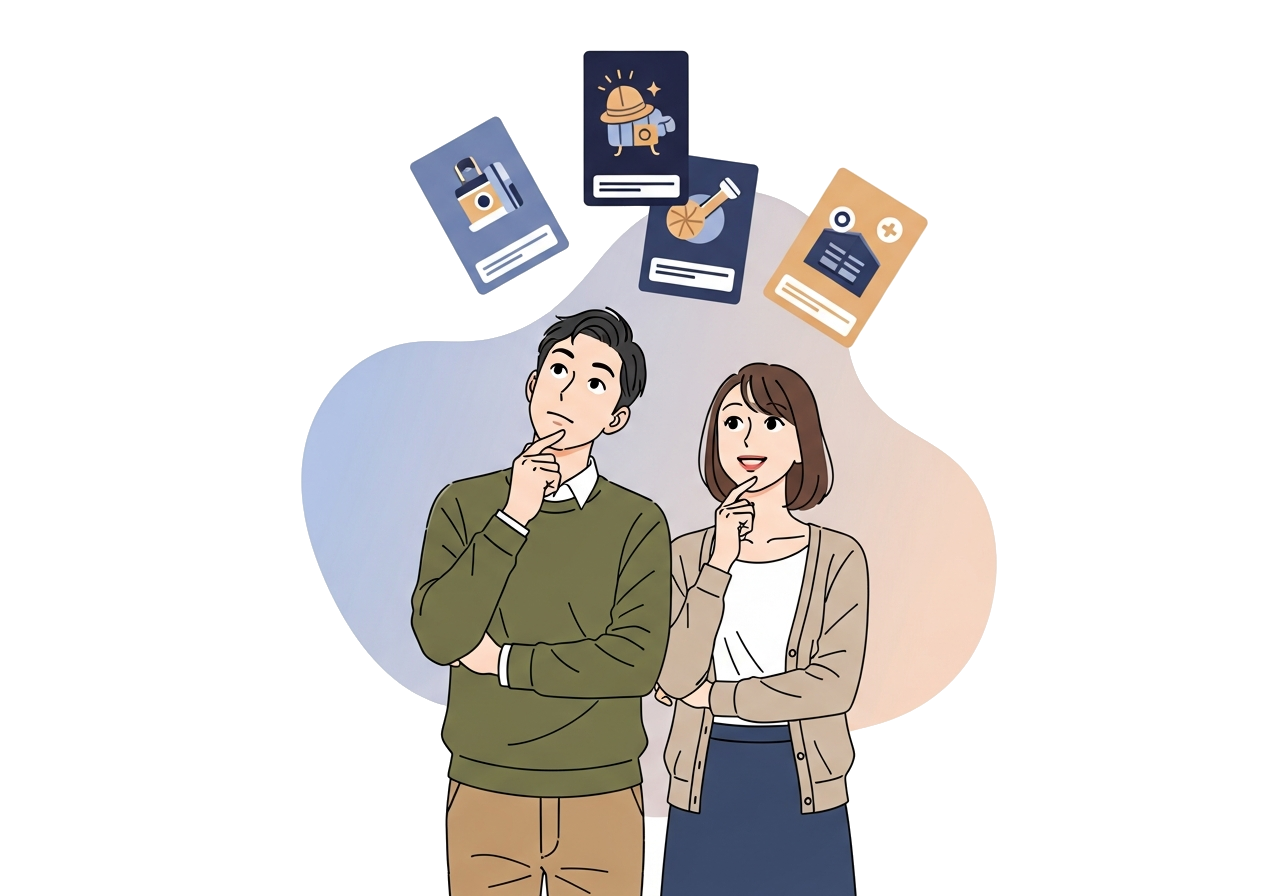 診断結果を見る夫婦